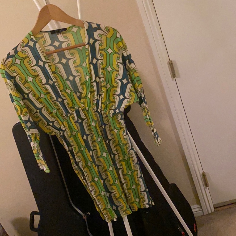 Fabulous Tetro Pattern T-Bags Tunic